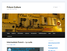 Tablet Screenshot of fritureculture.com